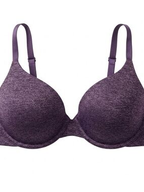 Victoria's Secret Purple Molded T-Shirt Bra broken underwire